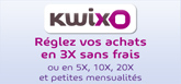 Paiement par Kwixo en 3x sans frais